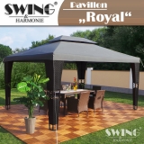 Rattan Pavillon 3x4m - Royal