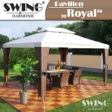 Rattan Pavillon 3x4m - Royal