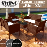 Rattan - Sitzgruppe - Rio XXL