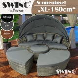 Rattan Sonneninsel - 180cm