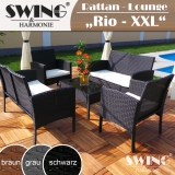 Rattan - Sitzgruppe - Rio XXL