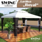 Rattan Pavillon 3x4m - Royal