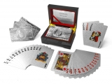 Silberne Spielkarten