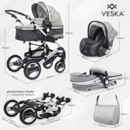 3 in 1 Kombi-Kinderwagen