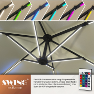 RGB-Sonnenschirm 300cm