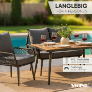 Sitzgruppe - Sienna 4 Personen