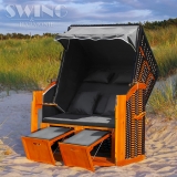 Strandkorb - Rgen - anthracite