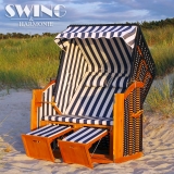 Strandkorb - Rgen - blue/white